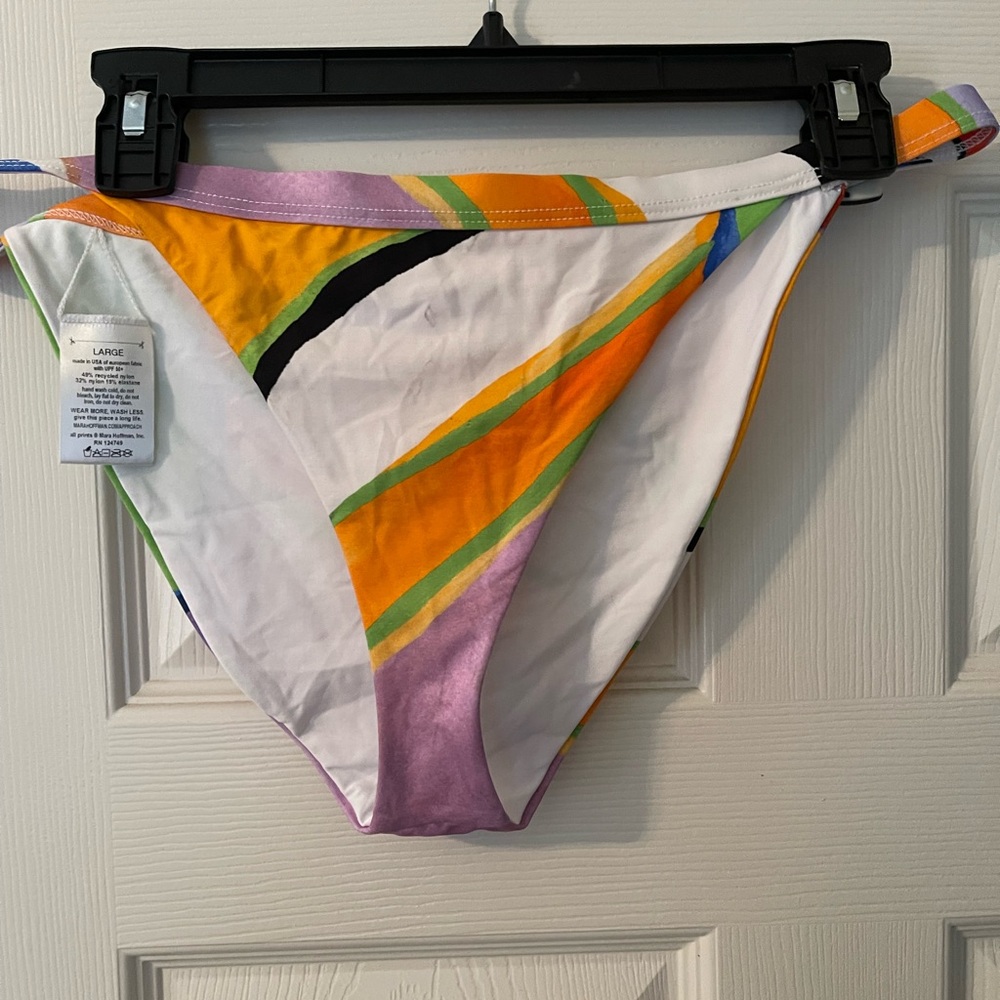 Mara Hoffman Astrid Multicolor Bikini Bottom (price reflects some dust on front)